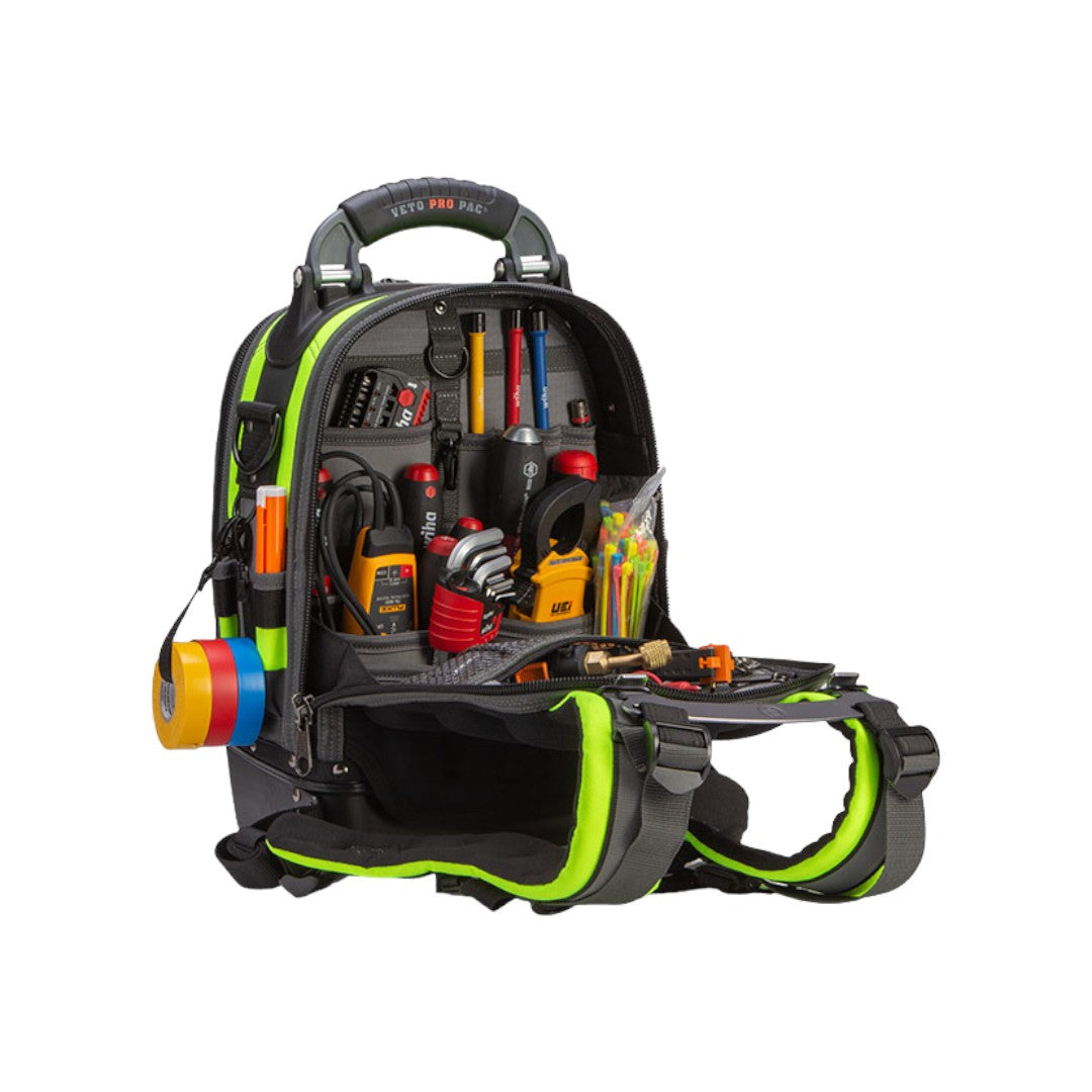 TECH PAC MC HI-VIZ YELLOW