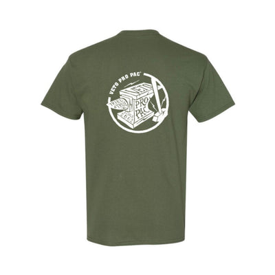 Tシャツ-OLIVE VETO ANVIL