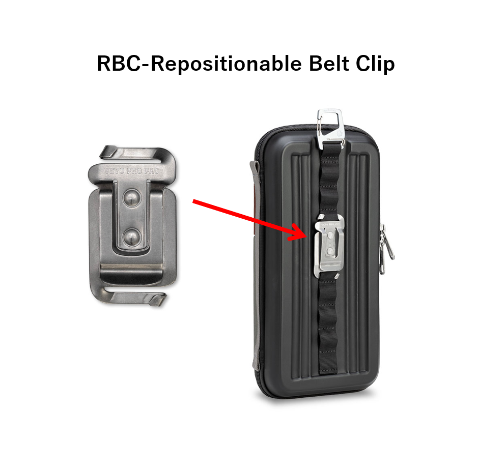 Rbc Clips RBC-Repositionable Belt Clip – VETO PRO PAC JAPAN