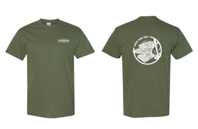 Tシャツ-OLIVE VETO ANVIL