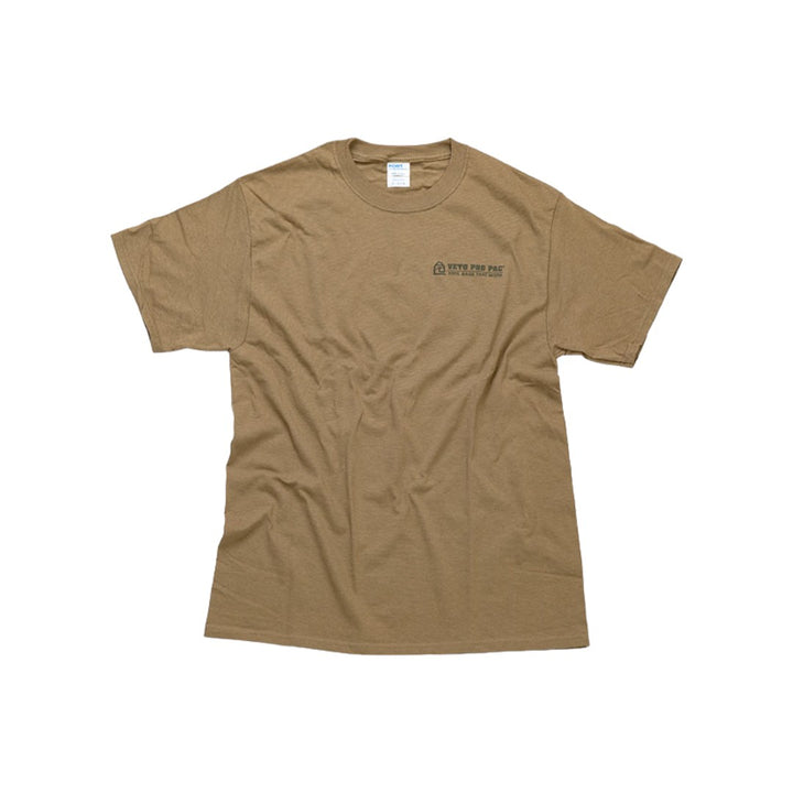 Tシャツ-LIGHT BROWN VETO ANVIL