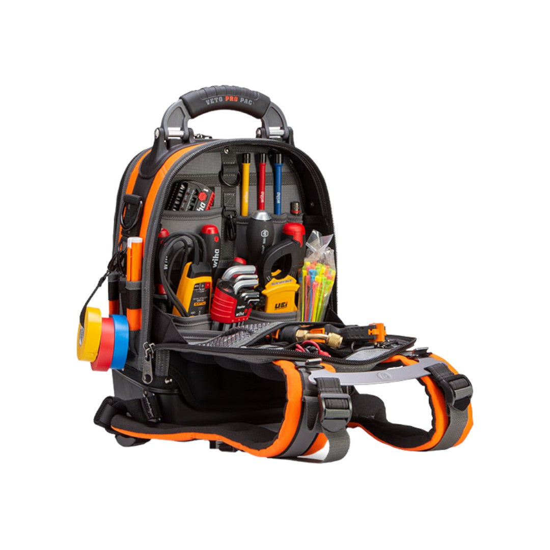 TECH PAC MC HI-VIZ ORANGE