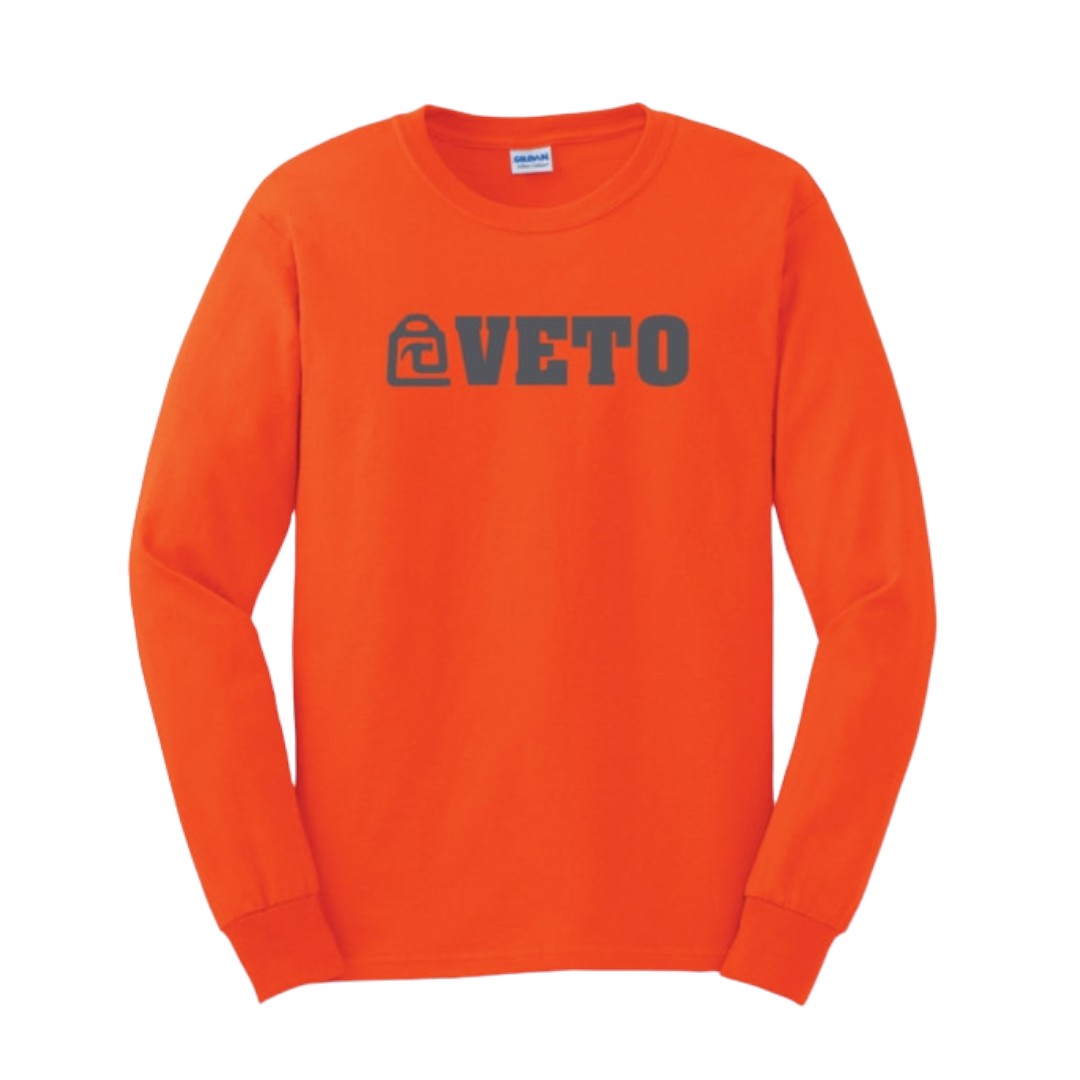 ロングTシャツ-シンプルロゴ-ORANGE